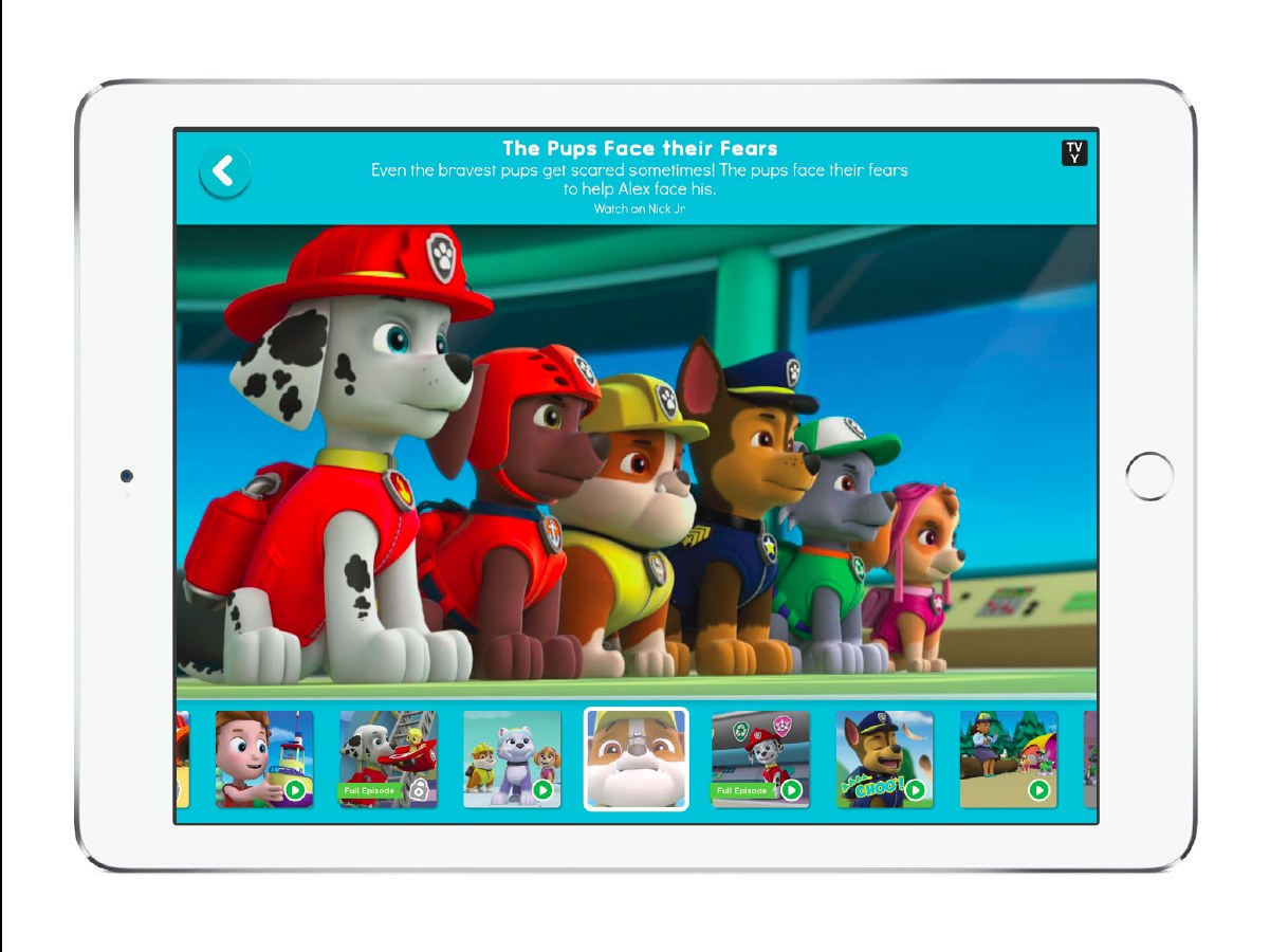 Nick Jr. tablet — PAW Patrol
