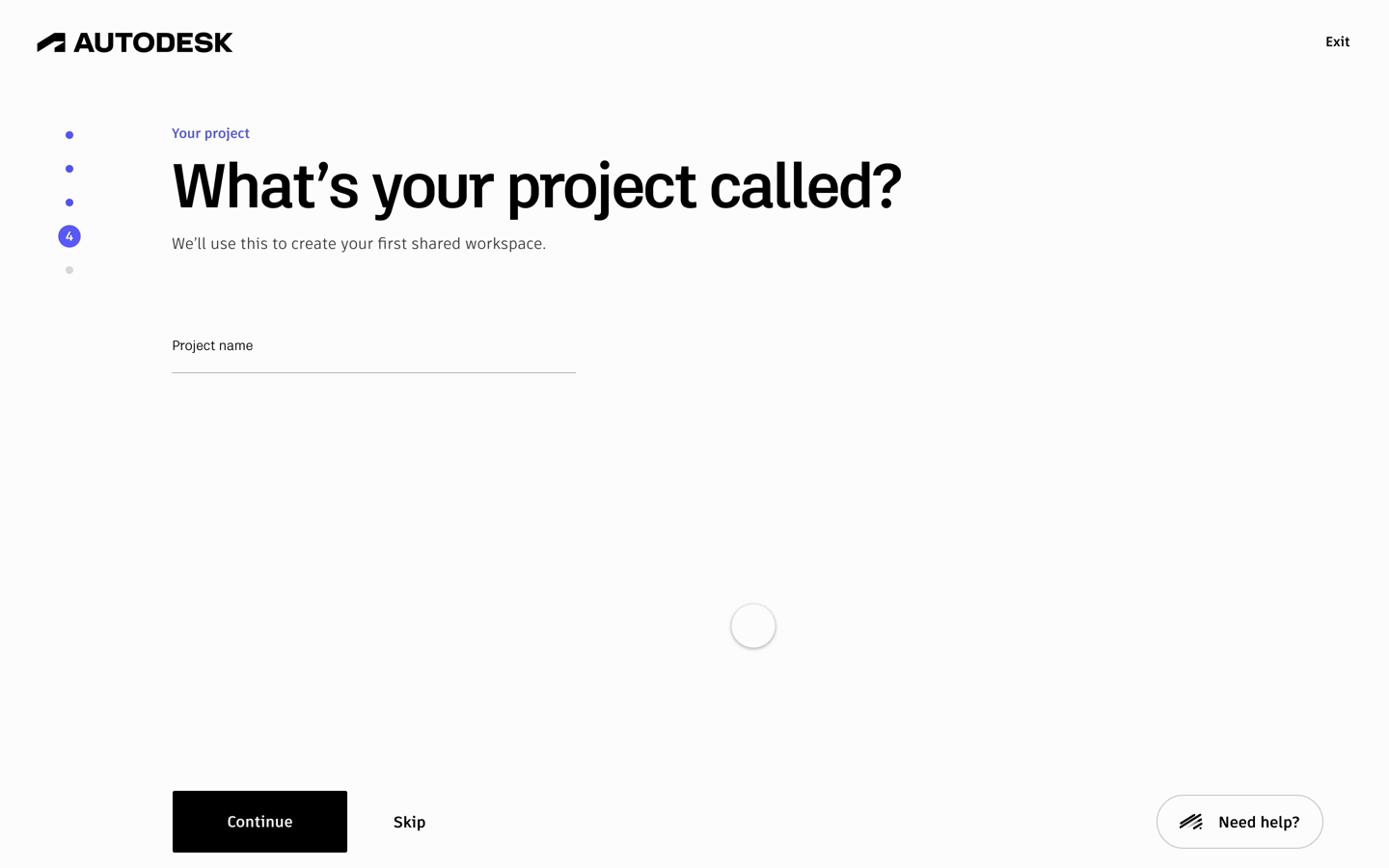 Goal-setting concept recommending trial goals based on the customer's industry and role